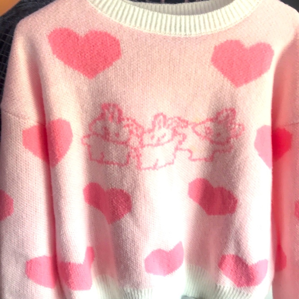 Bunny sweater!